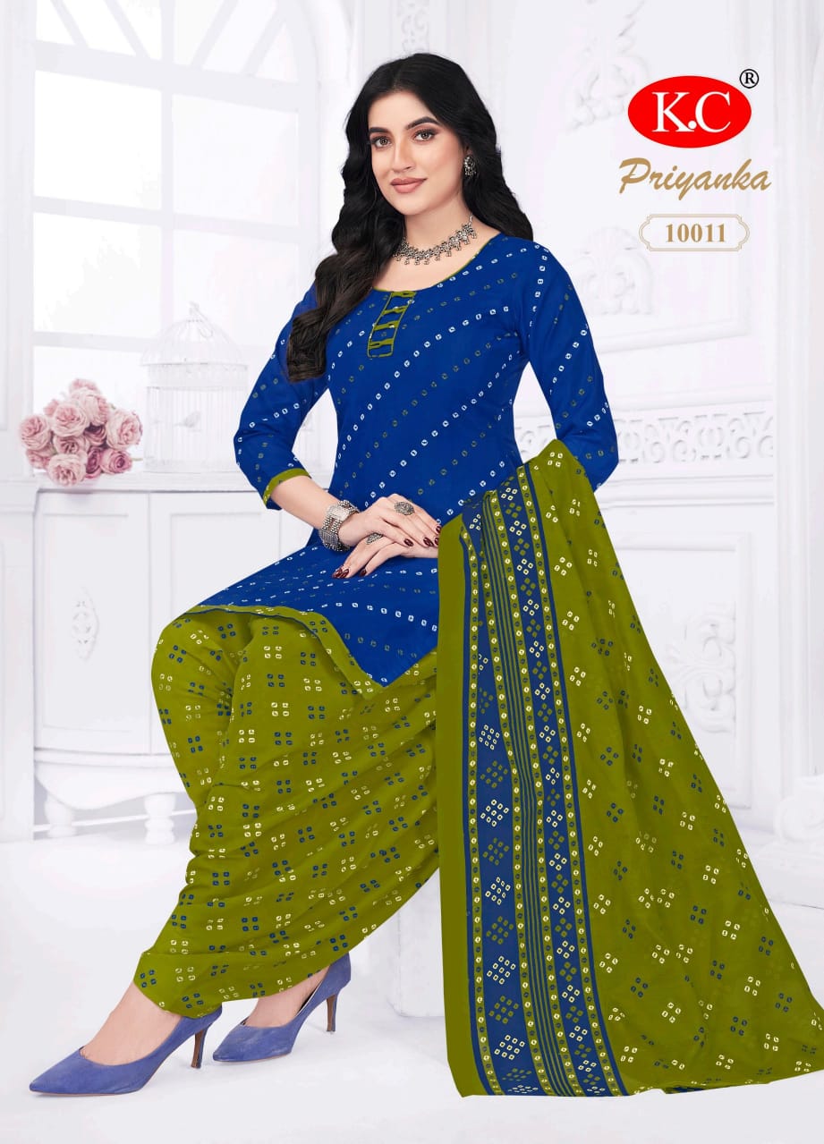 Priyanka Vol 10 By Kc Cotton Printed Readymade Dress Suppliers In India